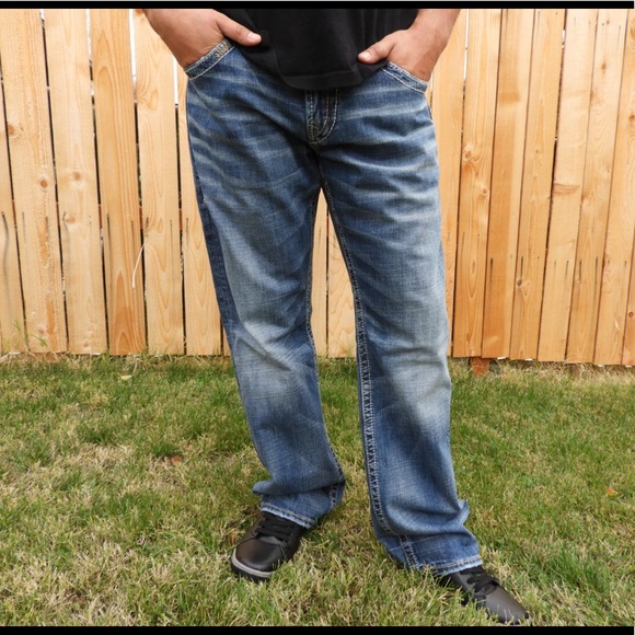 used silver jeans